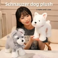 thumbnail image 5 of Adorable Soft Stuffed Schnauzer Toy - Stuffed Animal Plush Dog  Cute Appearance Ideal for Home Decor, 5 of 10