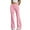 10# Pink, variant on Women's High Waisted Flare Leggings with Pockets - Tummy Control Drawstring Wide Leg Yoga Pants Soft Lounge Workout Gym Y2K Bell Bottoms Black XXL