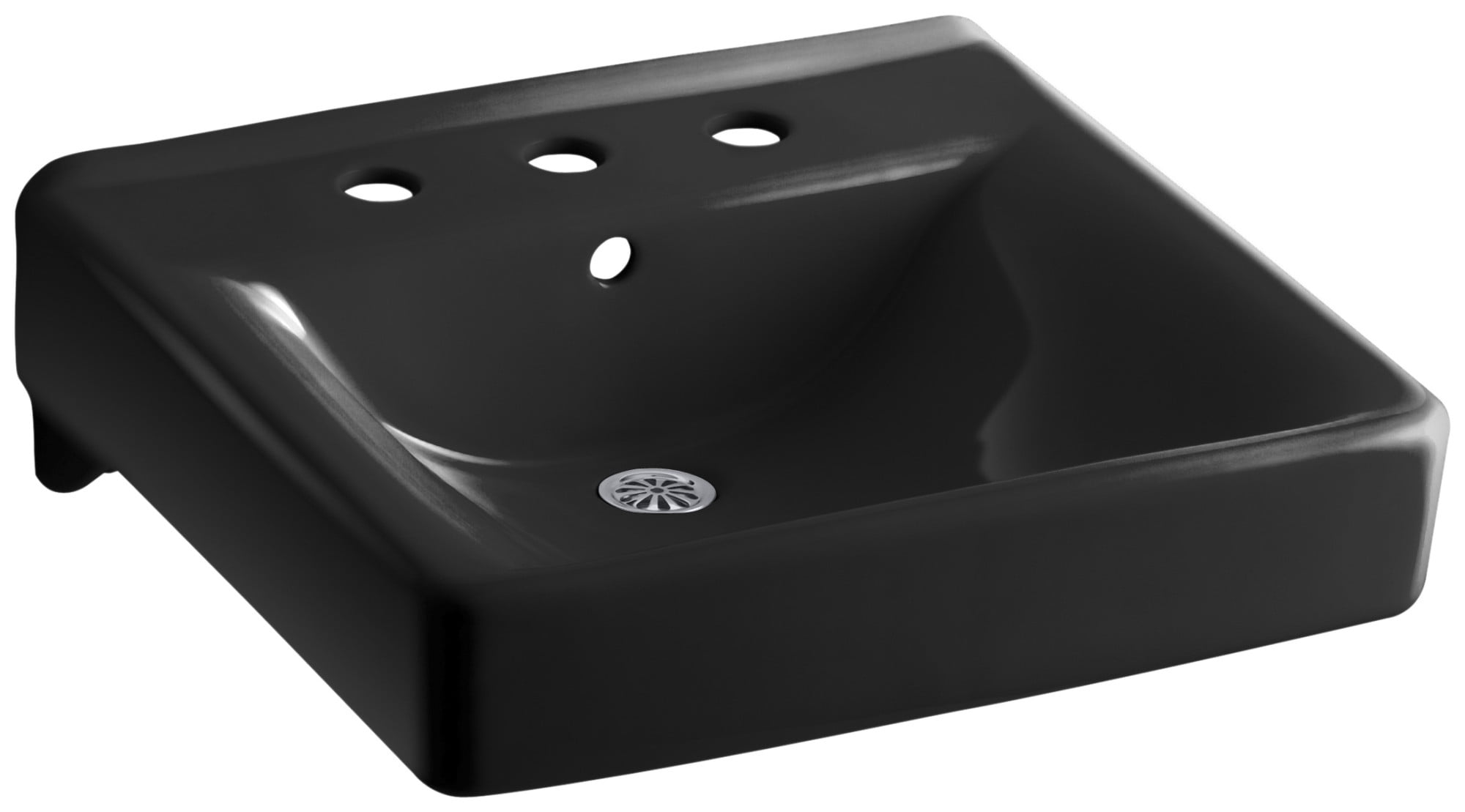 Kohler K2053 Soho 18" Wall Mounted Bathroom Sink Black