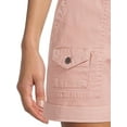 thumbnail image 3 of Time and Tru Women's Utility Shorts, 3 of 5
