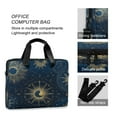 thumbnail image 4 of 16" Laptop Briefcase for Work Travel Laptop Shoulder Bag Carrying Handbag Laptop Case Mysterious Celestial Pattern, 4 of 8