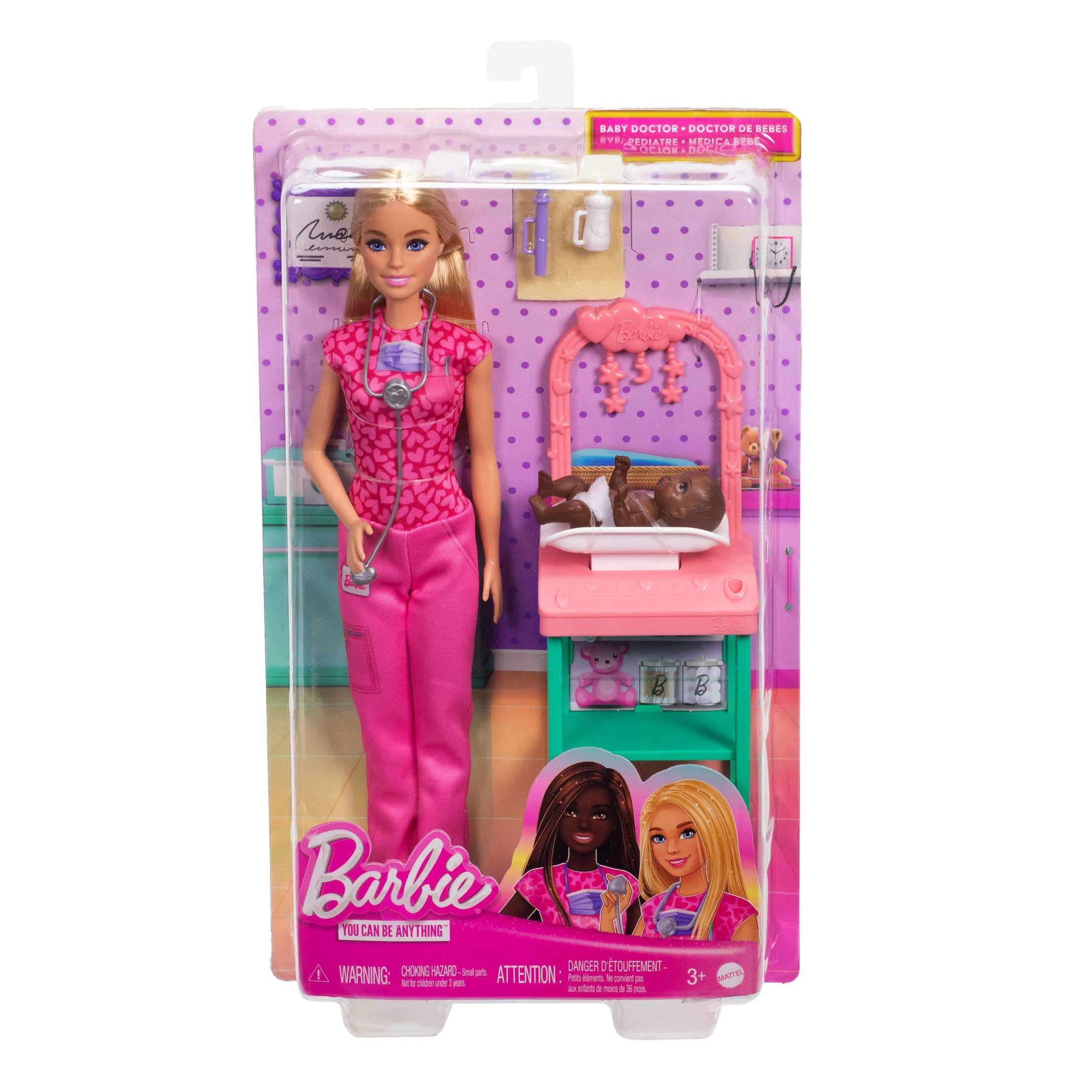 Barbie Fashionista Barbies Con BebÃ©s Barbie Baby Doctor Doll With