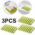 thumbnail image 1 of Soporte Jabón Silicona Con Forma Peine Bandeja Jabonera Contenedor Almacenamiento () Verde, 1 of 7