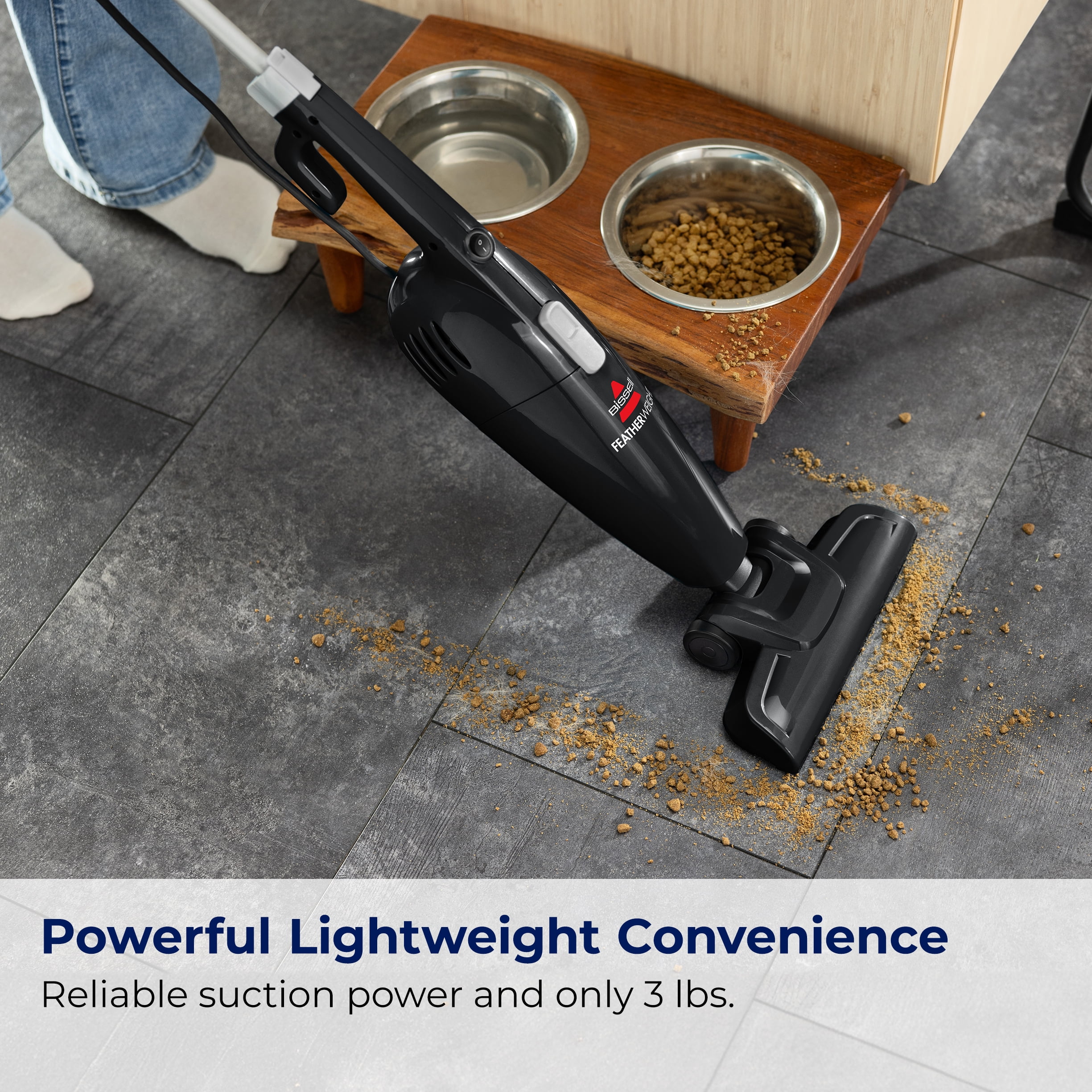 BISSELL Featherweight Stick Lightweight Vacuum with Crevice Tool, 2033M