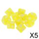 thumbnail image 1 of Dados Poliédricos D10 10 Piezas Baoblaze Acrílico 16mm Amarillo Naranja Rosa, 1 of 8