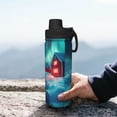 thumbnail image 7 of Fotbe Aurora Borealis Village Pattern 18 Oz Sports Insulated Kettle Vacuum Cup Stainless Steel Travel Mug Cup Thermal Flask,Insulated Kettle for Cycling Gym Basketball Outdoor, 7 of 7