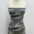thumbnail image 3 of Stylish Fabric 60 in Poly Cotton Jersey Knit Camouflage Camouflage Apparel Fabric, 1 Yard By the Yard, Grey Charcoal, 3 of 4