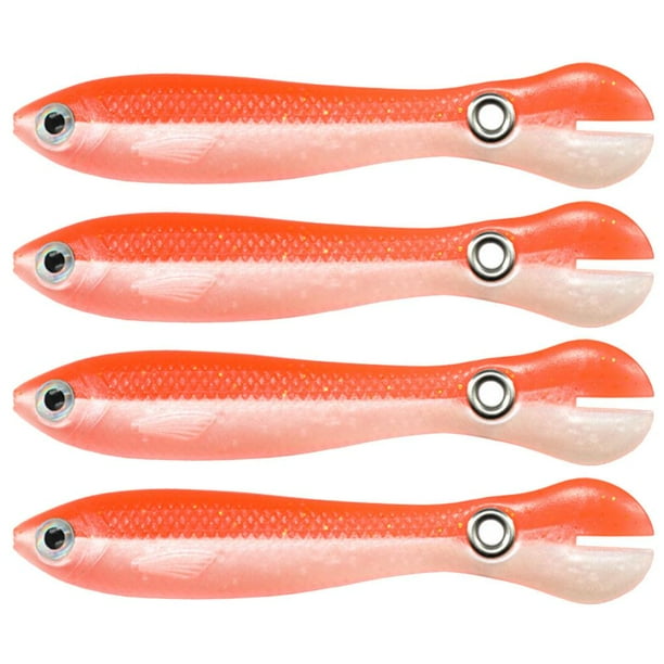 4pcs 10cm 6g Bionic Loach señuelos de pesca hundiendo cebos blandos artificiales (A) Hugtrwg Para estrenar