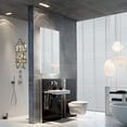 thumbnail image 5 of Junjian Hanging Shower Caddy, Simple Design Anti-Swing Shower Organizer, Stainless Steel Shower Shelves, over the Shower Head Bathroom Storage (Matte Black), 5 of 7
