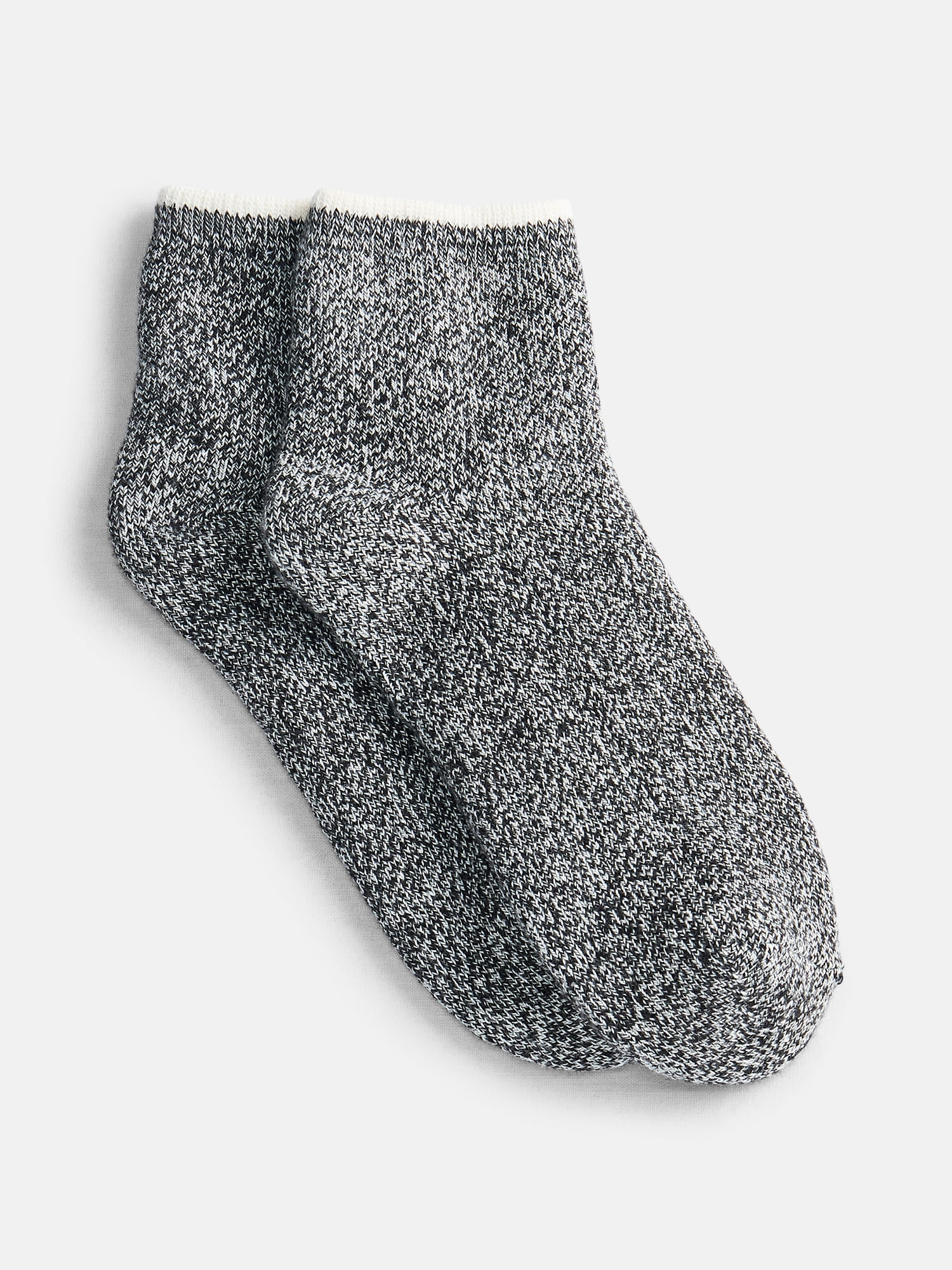 Joyspun Women's Comfort Full Terry Ankle Socks, 3-Pack, Size 4-10