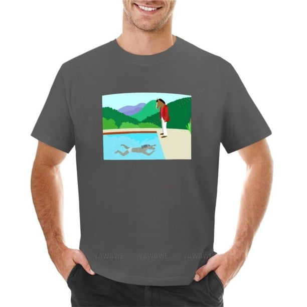 Camiseta gráfica de jinete minimalista, camiseta de verano, camiseta para niño, camisetas de cuello redondo, camisetas para hombre, camisetas casuales y elegantes