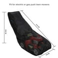 thumbnail image 5 of Artrylin 76in x 20in x 44in Universal Waterproof Lawn Mower Cover - Heavy Duty 600D Polyester Oxford Waterproof, UV Protection Universal Fit with Drawstring & Cover Storage Bag，Black, 5 of 7