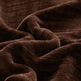 thumbnail image 6 of Mainstays Cozy Chenille Reverse to Plush Soft Couch Throw, Caffeine Brown, Standard Size, 6 of 10
