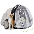 thumbnail image 1 of Mochila Transportadora Halinfer Expandible Doble 20000mlbs con Burbuja Extraíble para Gatos Grandes y Cachorros Pequeños, 1 of 3