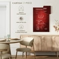 thumbnail image 5 of Elephant Stock Firefighter Helmet Patent Wall Art - Vertical Canvas Wall Art - Living Room Wall Decor - Profession Canvas - White And Black Decor - 24" x 36", 5 of 8