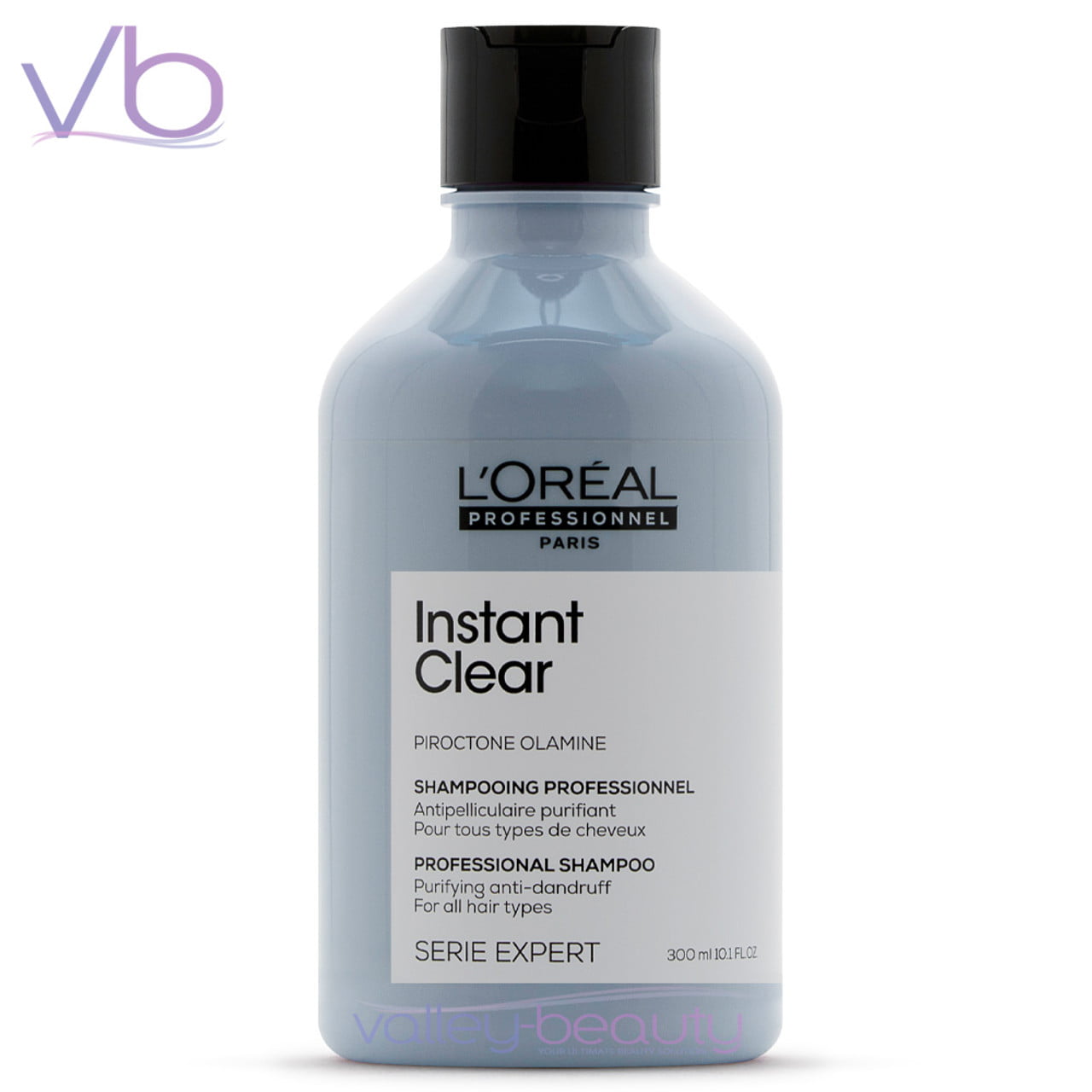 L'Oreal Professionnel Serie Instant Clear Shampoo | Anti Dandruff Shampoo, 300ml -