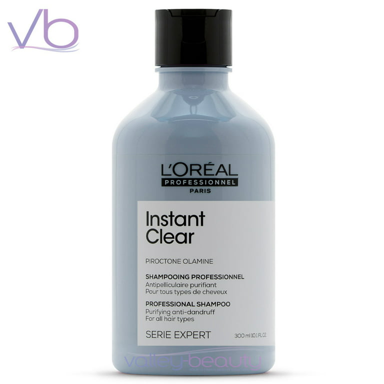 adjektiv favorit Dyrke motion L'Oreal Professionnel Serie Expert Instant Clear Shampoo | Anti Dandruff  Shampoo, 300ml - Walmart.com