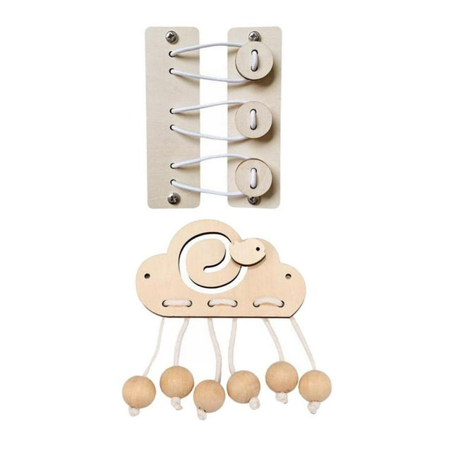 Set de Tableros Sensoriales de Madera para Estimulación Infantil en Casa