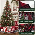 thumbnail image 2 of Christmas Tree Skirt 36 Inch, Red and Black Buffalo Plaid Xmas Tree Skirts, Winter Christmas Trees Mat for Home Party Holiday Indoor Outdoor Decorations, 2 of 6