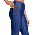thumbnail image 4 of Women's Under Armour HeatGear® No-Slip High-Rise Ankle Leggings Color: Charcoal Heather Size: SMALL, 4 of 4