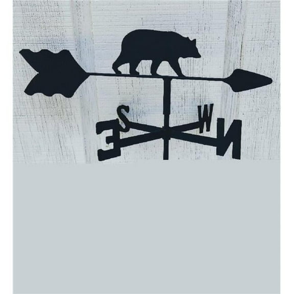 The Lazy Scroll  Bear Roof Mount Weathervane