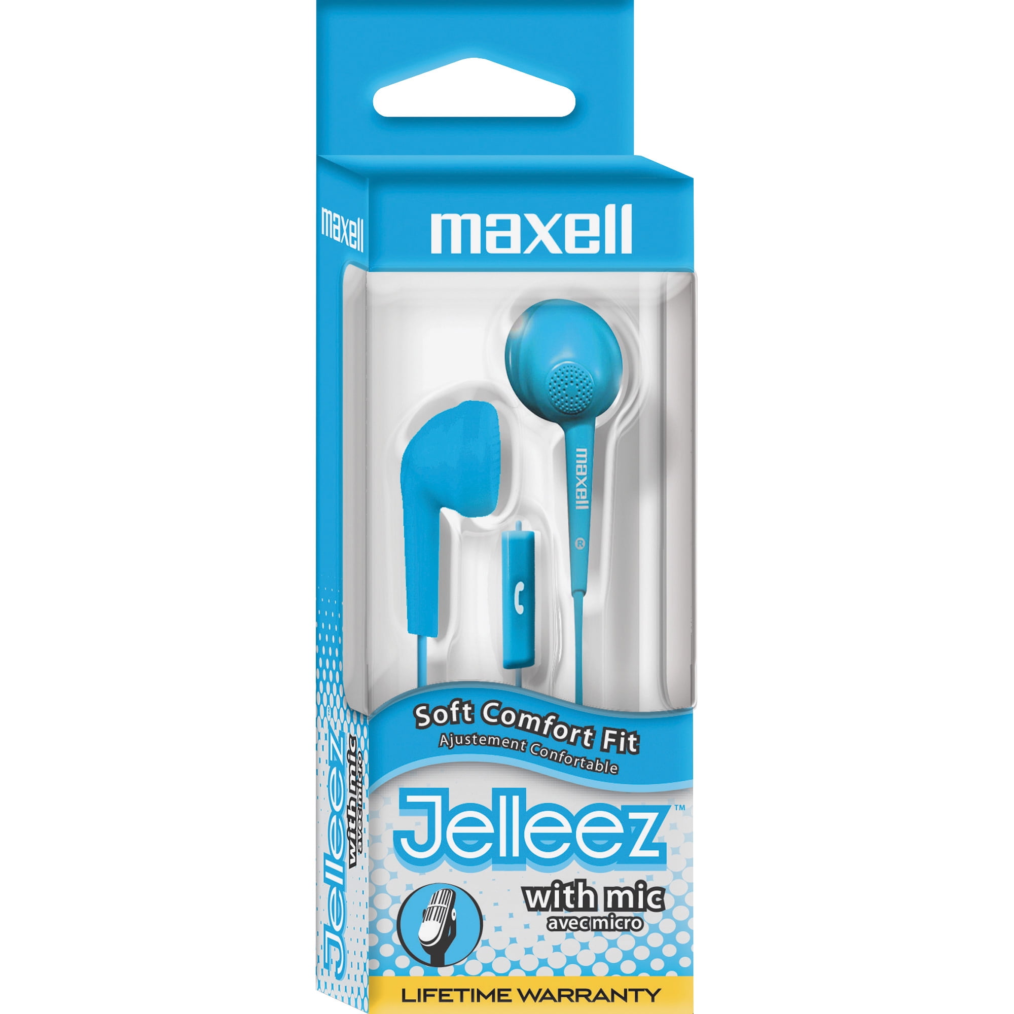 MAXELL 191568 JELLEEZ SOFT EARBUD W/MIC 