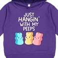 thumbnail image 3 of Inktastic Easter Hangin' with My Peeps Toddler Hoodie, 3 of 4