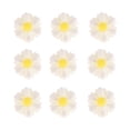 thumbnail image 1 of 20 Pcs 9mm Plastic Artificial Flowers DIY Daisy Crafts Art Project Accessory (White), 1 of 8