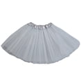 thumbnail image 2 of Tutu for Women Adults Multi Layerd Tutu Skirts for Women Fluffy Halloween Tutus Adult Tutus Womens Tulle Skirt 80s Costume Gray, 2 of 4