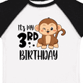 thumbnail image 4 of Inktastic Monkey Its My 3rd Birthday Boys or Girls Toddler T-Shirt, 4 of 5