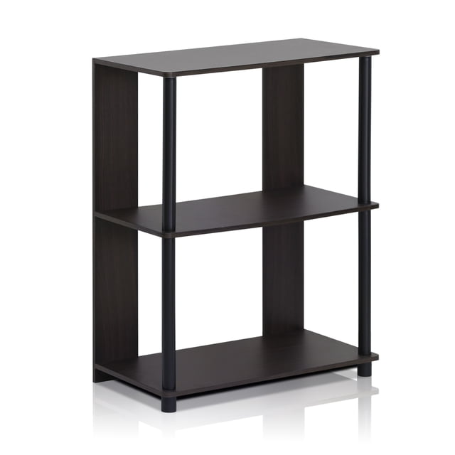 Librería Furinno JAYA de diseño simple nogal 15070WNBK