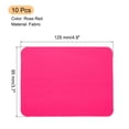 thumbnail image 2 of Parches de tela Uxcell para planchar Rojo Rosa 4.9"x3.7" para ropa Paquete de 10, 2 of 6