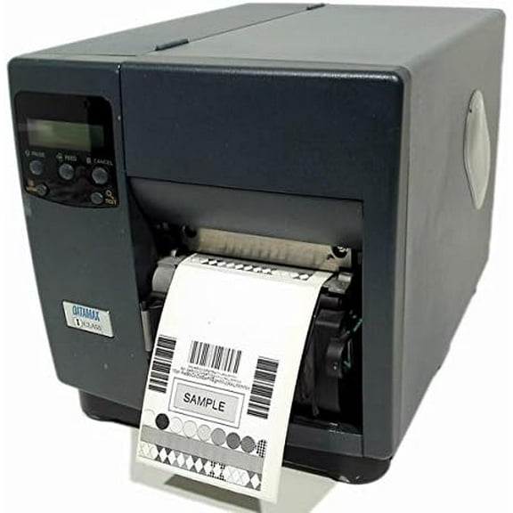 Restored Datamax DMX-I-4208 R42-00-08900W07 Industrial Direct Thermal Label Printer 203 dpi, 8 ips, 4 Print Width, Parallel & Serial Interfaces, Rewinder & Peel Presenter (Refurbished)