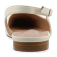 thumbnail image 3 of Journee Womens Daphnne Sling Back Pointed Toe Flats, Widths Available, 3 of 9