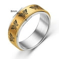 thumbnail image 2 of Anxiety Fidget Spinner Rings for Men Women Butterfly 14K Yellow Gold Spinning Rotate Ring Punk Cool Anti Stress Jewelry, 2 of 6