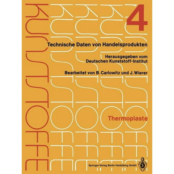 Thermoplaste: MerkblÃ¤tter 1201-1600, (Paperback)