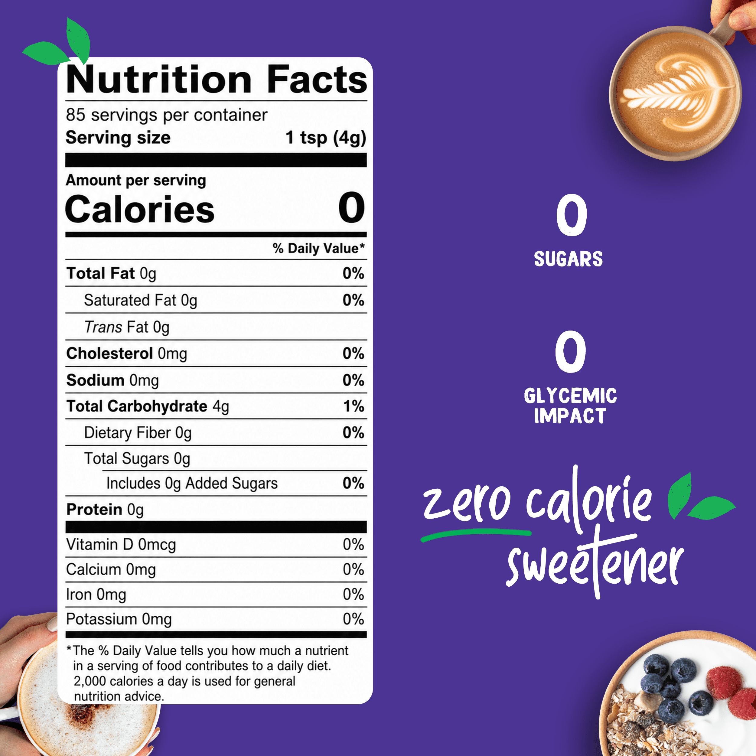 (6 pack) Pyure Organic Monk Fruit Sweetener | White Sugar Substitute for Baking, Coffee & Tea | Zero Carb, Zero Calorie, Keto, Plant-Based, Non-GMO, Gluten-Free, USDA Organic | 12 oz Granulated Blend