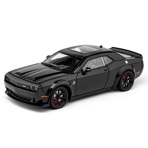1: 32 Scale Challenger Hellcat Die Cast Metel Cars Toy Pull Back Hellcat Model Cars with Sound and Light Hellc For Kids Gift