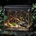 thumbnail image 4 of KAKOWELY Planche de Fond Aquarium Racine d'Arbre Fond Pu Réservoir de Reptiles Fond Stéréo, 17.72x"X11.81"X1.77 Pouces, 4 of 4