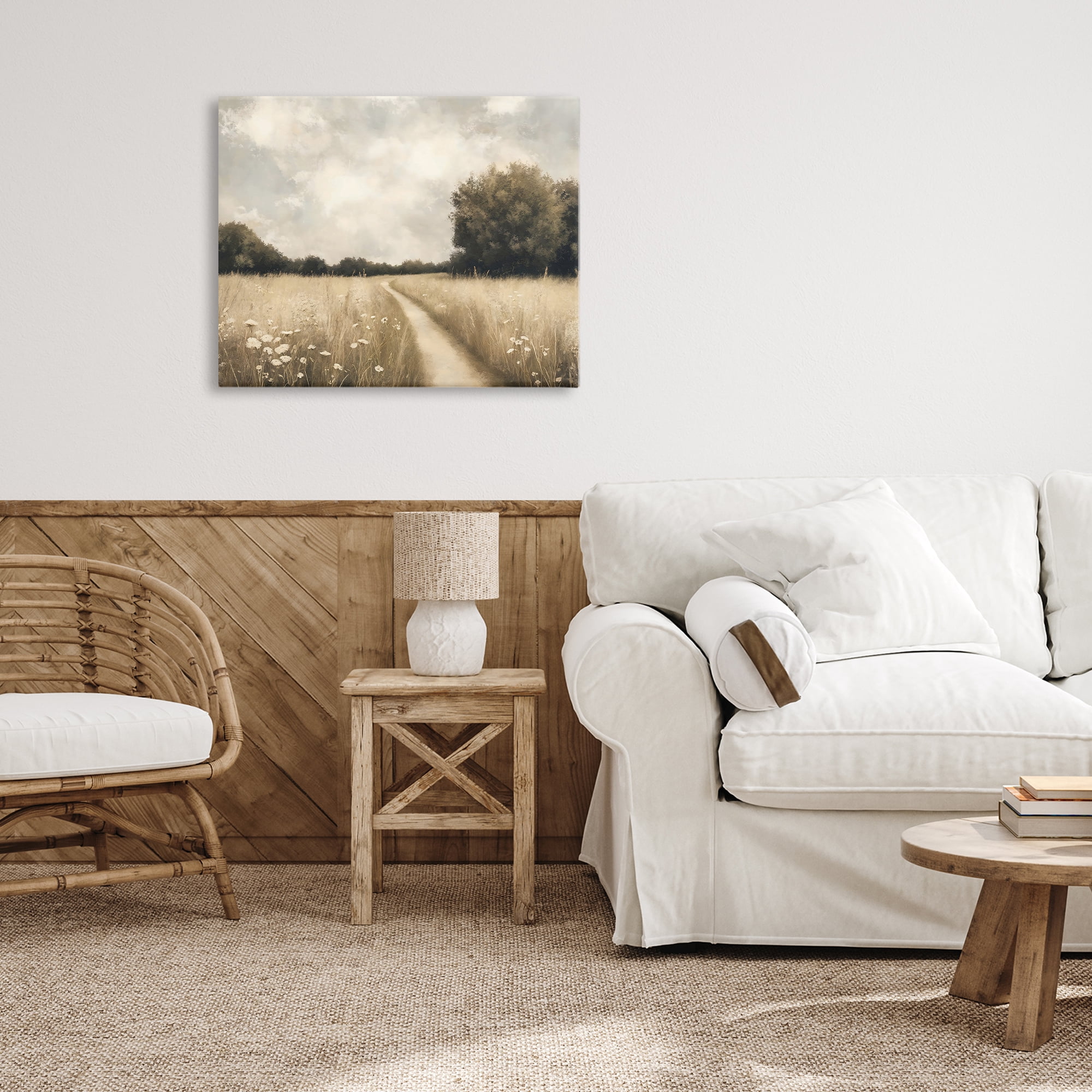 Stupell Industries Journey Through Wildflowers in Meadow Canvas Wall Art, design by Creative Studio