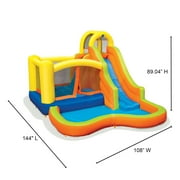 Banzai Sun 'N Splash Fun Kids Inflatable Bounce House and Water Slide Park