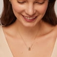 thumbnail image 4 of Tilga Layered CZ Rondelle Pendant Necklaces for Women, 14K Gold Plated Trendy Mariner Chain Dainty Circle Rondelle Pendant Choker Necklace for Women Two-Toned Cubic Zirconia Gold Necklace, 4 of 6