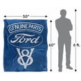 thumbnail image 5 of Ford Blanket, Genuine Parts Silky Touch Super Soft Throw Blanketfsgyde321, 5 of 5