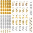 thumbnail image 4 of 60-170Pcs/Pack Mix Hair Rings Braid Dreadlocks Beads Cuffs Clips Hair Accessories, 4 of 6