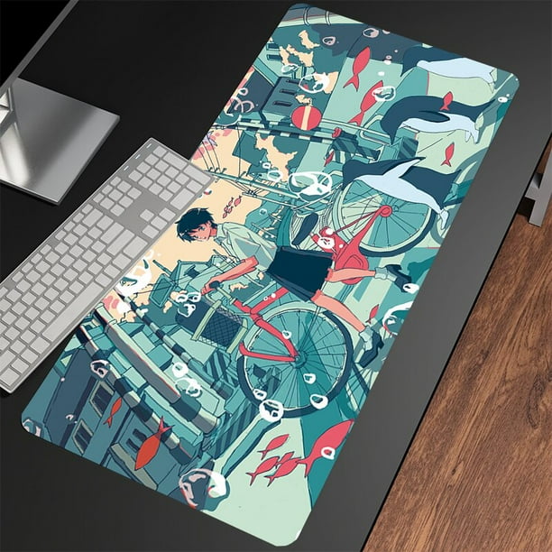 Alfombrilla de ratón grande de 100x50cm, alfombrilla de ratón grande para ordenador, alfombrilla de ratón para Gaming LIUWENJING unisex