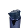 thumbnail image 5 of Mary Lawless Lee x TAL 32oz Stainless Steel 2-in-1 Straw and Chug Water Bottle with Push Lid, Navy Chrome with Navy Boot, 5 of 10
