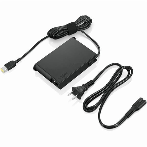 Lenovo Slim 135W AC Adapter (Slim-tip) - American Standard Plug, GB