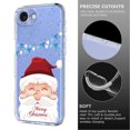 thumbnail image 5 of ELEHOLD Case for iPhone 16e/17e, Christmas Slim Shockproof Clear TPU Cover, Raised Edge Screen/Camera Protection,C, 5 of 7