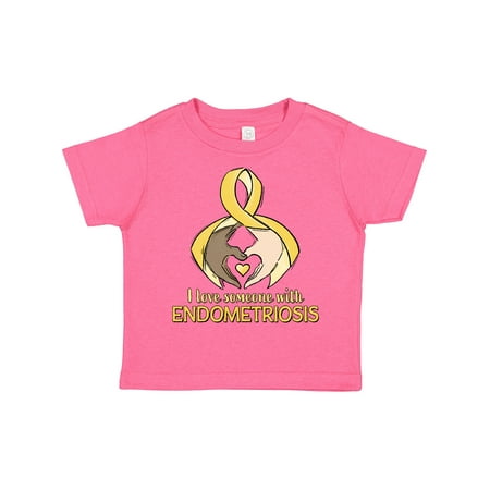 

Inktastic I Love Someone with Endometriosis Yellow Ribbon Gift Toddler Boy or Toddler Girl T-Shirt