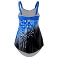 thumbnail image 5 of Women Plus Size Swimsuit Contrast Color Sleeveless Swimwear Bathing Suits, 5 of 5